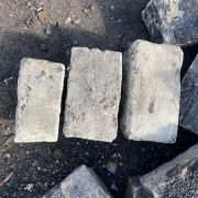 Reclaimed York stone cobbles