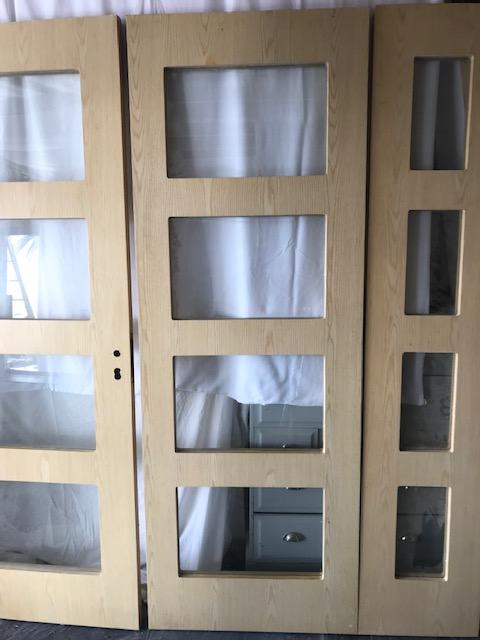 Composite Oak Double Glazed Doors and Side Panels